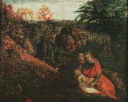 Samuel Palmer The Rest on the Flight into Egypt 2 oil on canvas